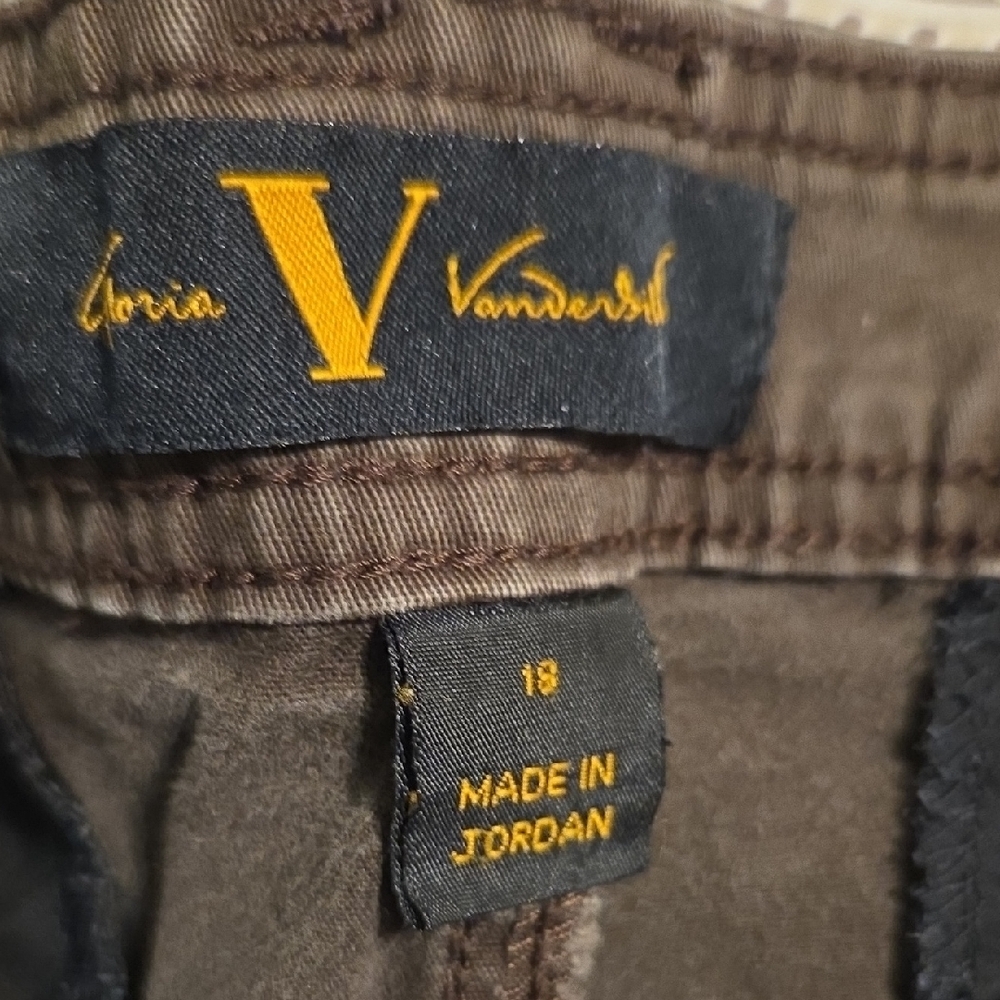 Gloria Vanderbilt Dark Brown Pants - Picture 3 of 4
